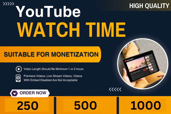 Youtube minimum watch discount time